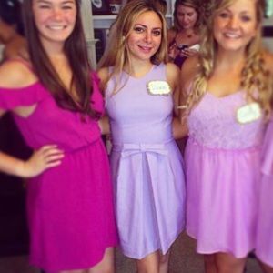 Lulu’s Light Purple Dress.  WORN ONLY ONCE!